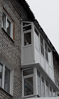 Слайд 2 Крыша на балкон с выносом