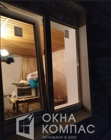 Фото объекта Установка двухстворчатых окон в Борском районе