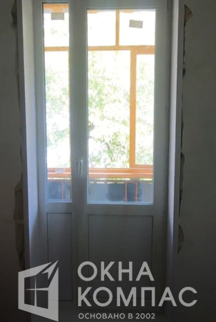 Фото объекта Установка балконной двери в квартире