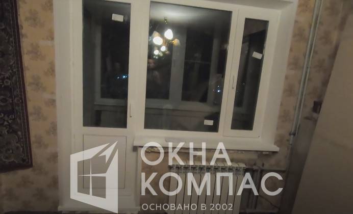 Фото объекта Остекление балконного блока и остекление окна в квартире г. Н.Новгорода.