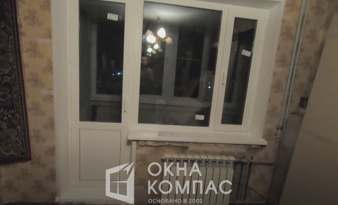 Фото объекта Остекление балконного блока и остекление окна в квартире г. Н.Новгорода.