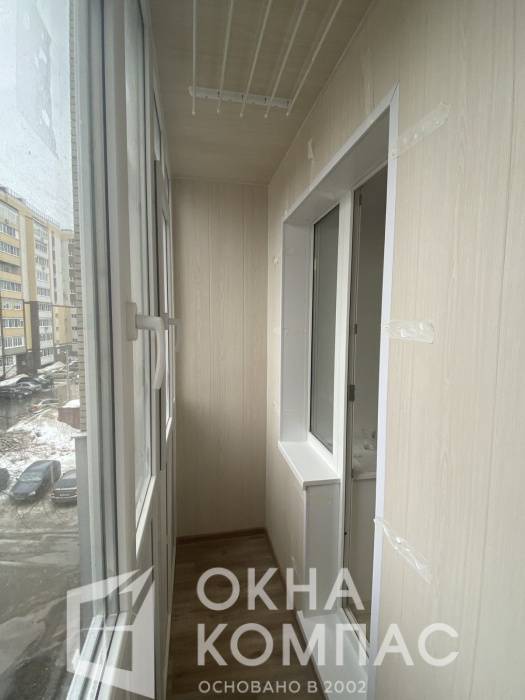 Фото объекта Отделка балкона панелями с ламинацией в Нижегородской области