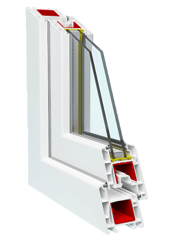 Срез профиля Deceuninck Eco 60