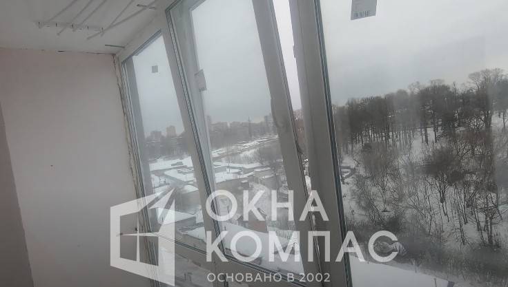 Фото объекта Остекление лоджии г. Н. Новгород - 1 конструкция