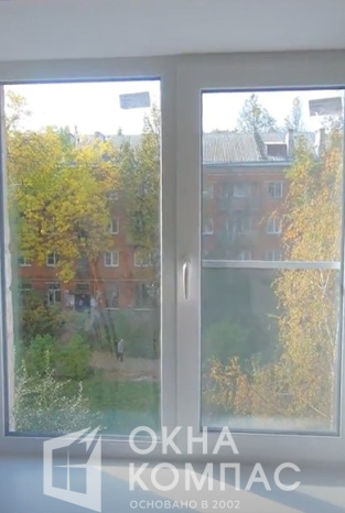 Фото объекта Остекление квартиры в Нижнем Новгороде - установка двухстворчатого окна