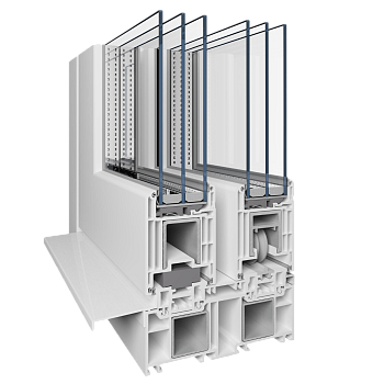 Срез профиля HST 76 - портал