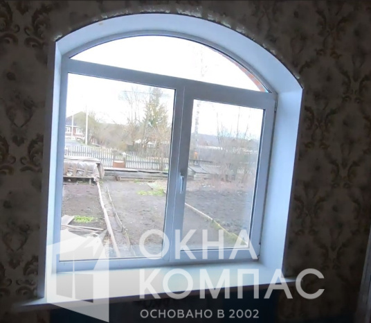 Фото объекта Установка двух арочных окон в квартире Краснобаковского района.