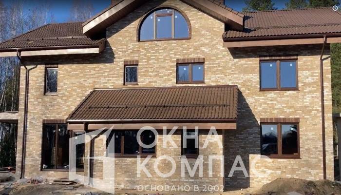 Фото объекта Установка конструкций ПВХ в загородном доме в п. Глубинный