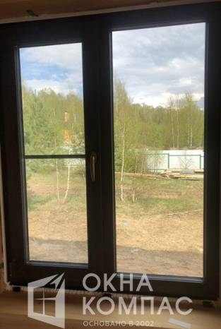 Фото объекта Остекление коттеджа 19 конструкциями в Гребнево