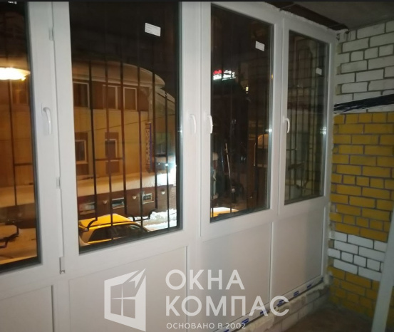 Фото объекта Остекление квартиры 6 конструкциями.