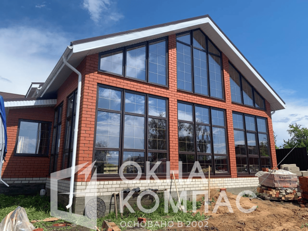 Фото объекта Остекление бани, 17 окон, 3 трапеции