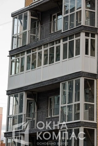 Фото объекта Работы по остеклению балконов и лоджий в Нижнем Новгороде и области до 2020 года