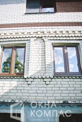 Фото объекта Работы по установке ламинированных окон и дверей в Нижнем Новгороде и области до 2020 года