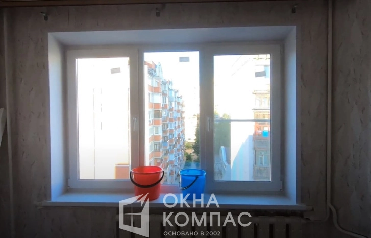 Фото объекта Остекление квартиры в г. Н. Новгород одной конструкцией.