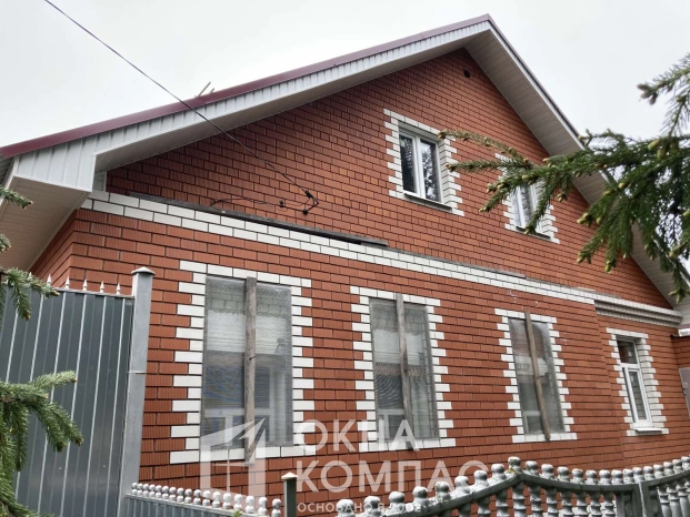 Фото объекта Подшивы карнизов дома сайдингом и установка торцевых планок крыши в Нижегородской области