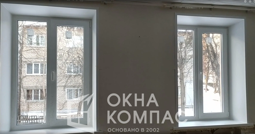 Фото объекта Остекление квартиры в Нижнем Новгороде двумя конструкциями