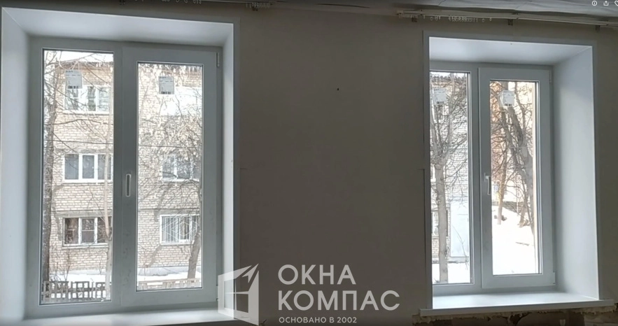 Фото объекта Остекление квартиры в Нижнем Новгороде двумя конструкциями