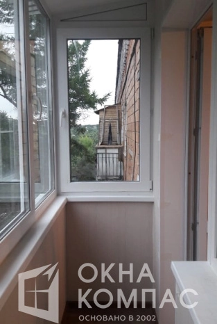 Фото объекта Отделка балкона с крышей в Нижнем Новгороде
