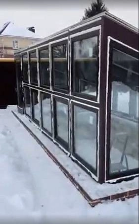 Фото объекта Остекление строящегося здания 32мя конструкциями в г. Павлово