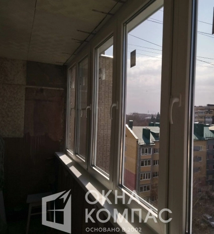 Фото объекта Остекление лоджии в г. Арзамас