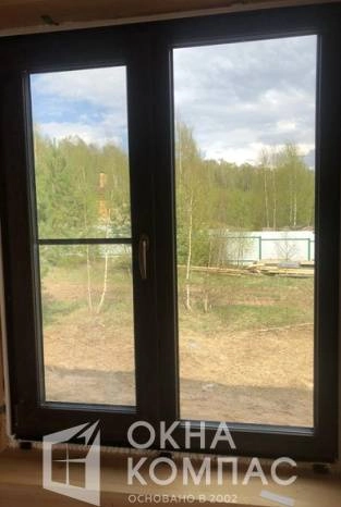 Фото объекта Остекление коттеджа 19 конструкциями в Гребнево