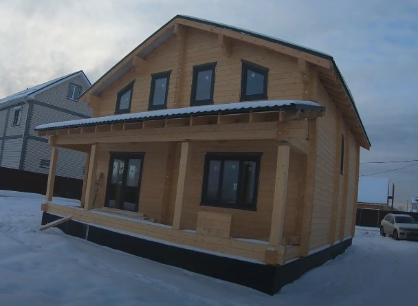 Фото объекта Остекление коттеджа в Борском районе