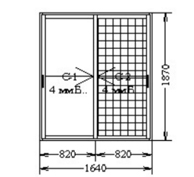 Окно раздвижное Провидал С-640
